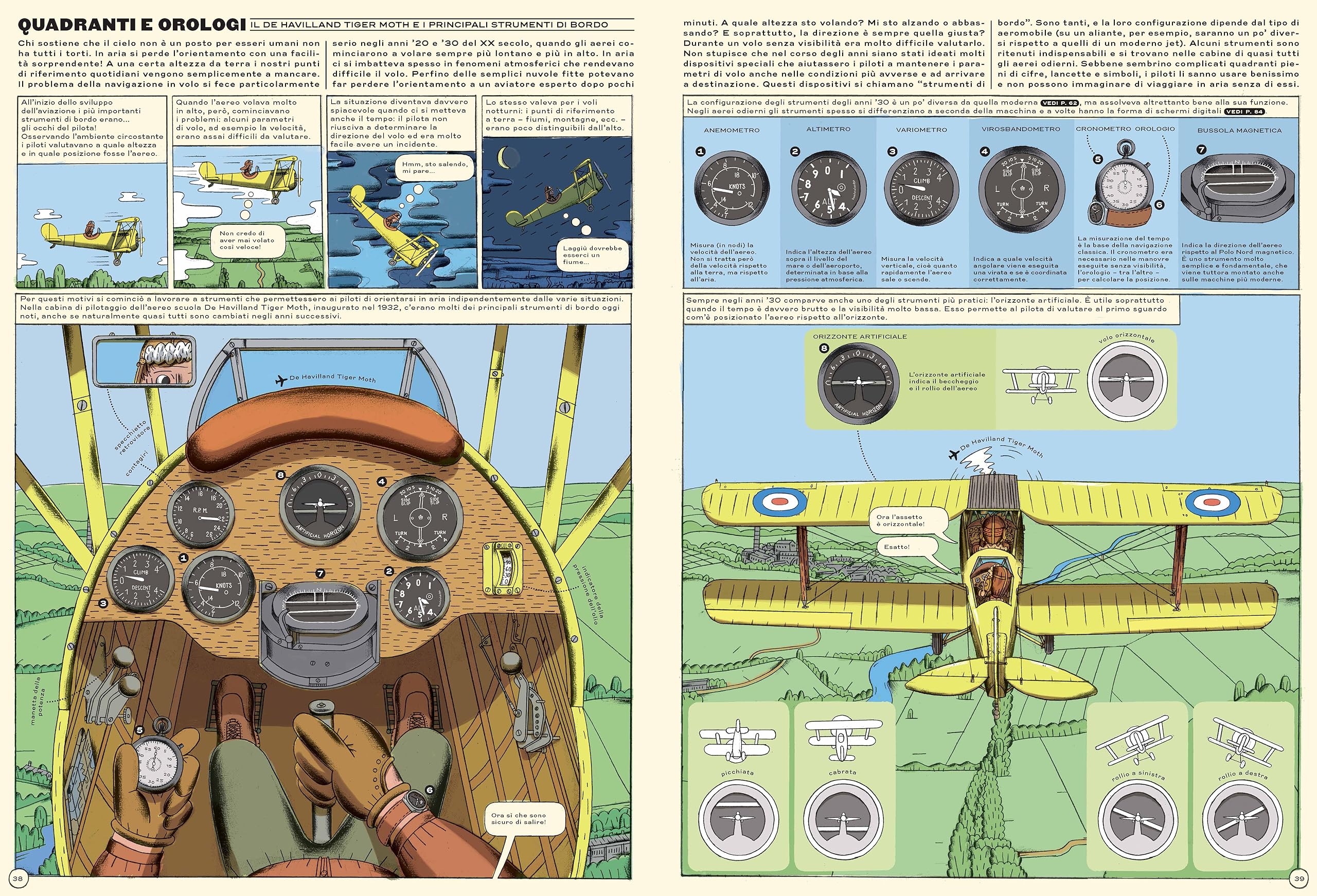 In alto! Storia illustrata dell'aviazione. Ediz. a colori