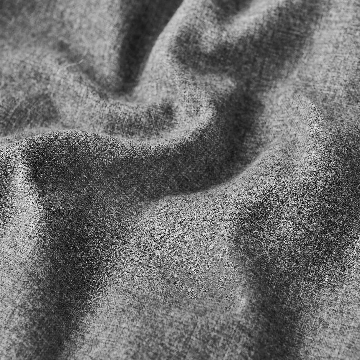 Wonderful Hotel Comforter Set King 8-Piece Gray Hydro-Brushed Wooly Feel Modern Luxury Bedding Comforter with Matching Fitted Sheet,Flat Sheet,Pillow Sham,Decorative Pillows for All Seasons