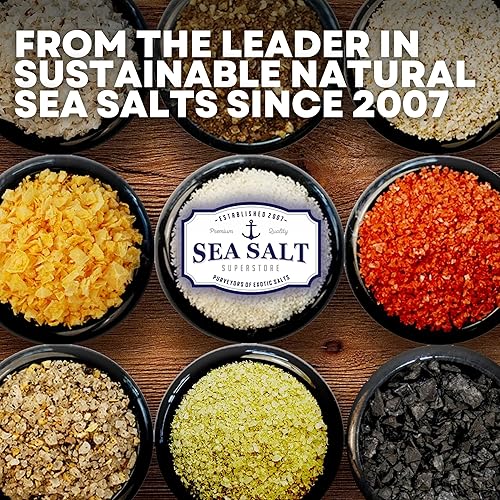 Vista 7 de Sal marina italiana de trufa negra, negro natural para sopas y salsas, sal gourmet suave y rica con infusión de trufa, bolsa de 5 onzas, Caravel