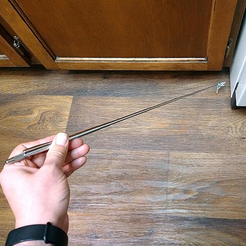 Miniatura 7 de Herramienta magnética de recolección Master Magnetics 07565, telescópica, recuperación de imán con punzón, 25 pulgadas de longitud, 3 lb de sujeción