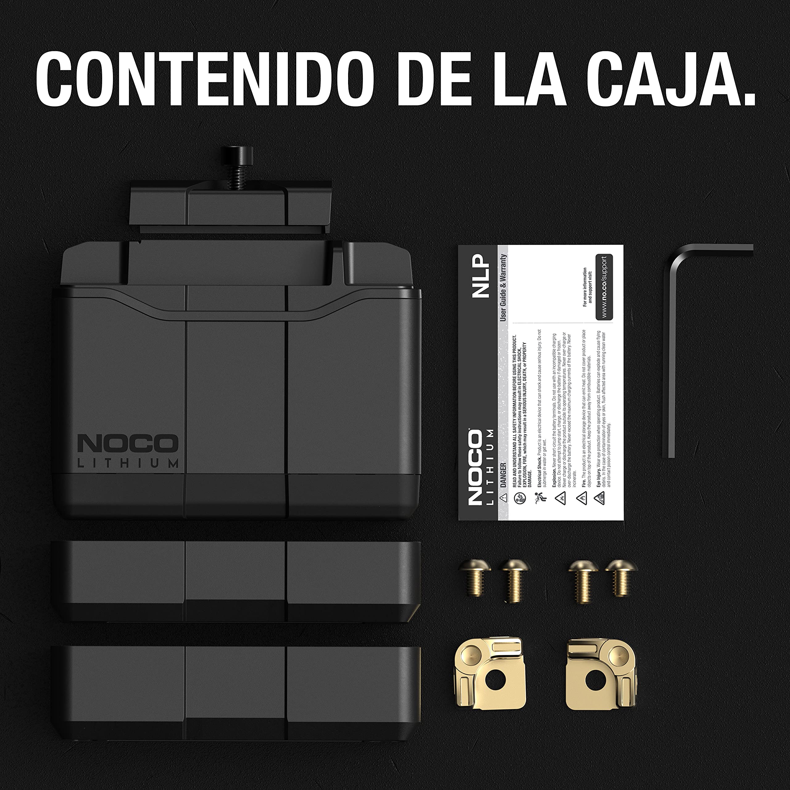 NOCO Lithium NLP5: Batería de Litio 250A, 12V 2Ah con BMS Dinámico para Motos, Motos de Enduro, Quads, Motos de Agua y Motos de Nieve