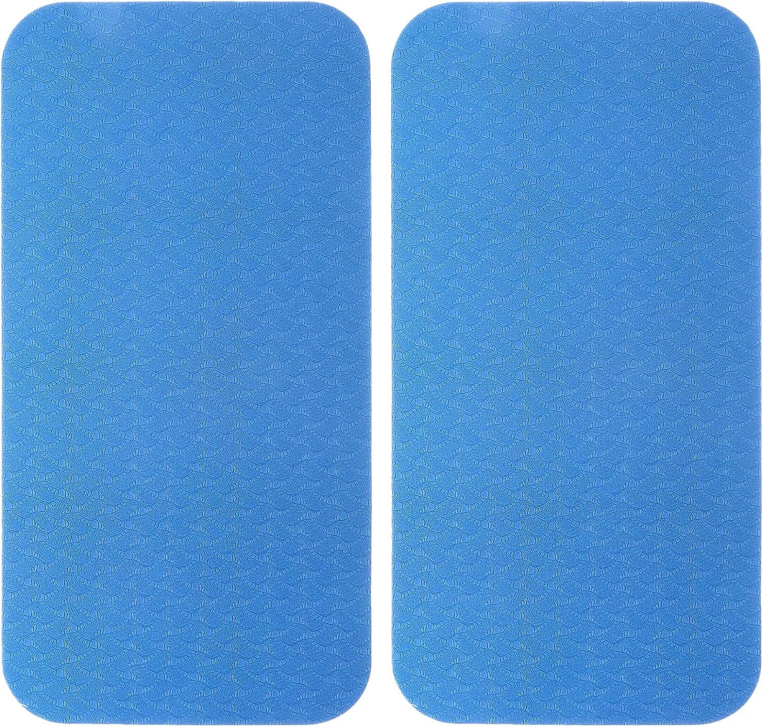 2 Pack No Slip Mat for Sewing Machine Foot Pedal, Sewing Supplies, Reduces Vibrations, Movement & Slipping, Waterproof Easy to Clean, Thicken Rubber Pads (Blue, 13.39 × 6.69 inches)