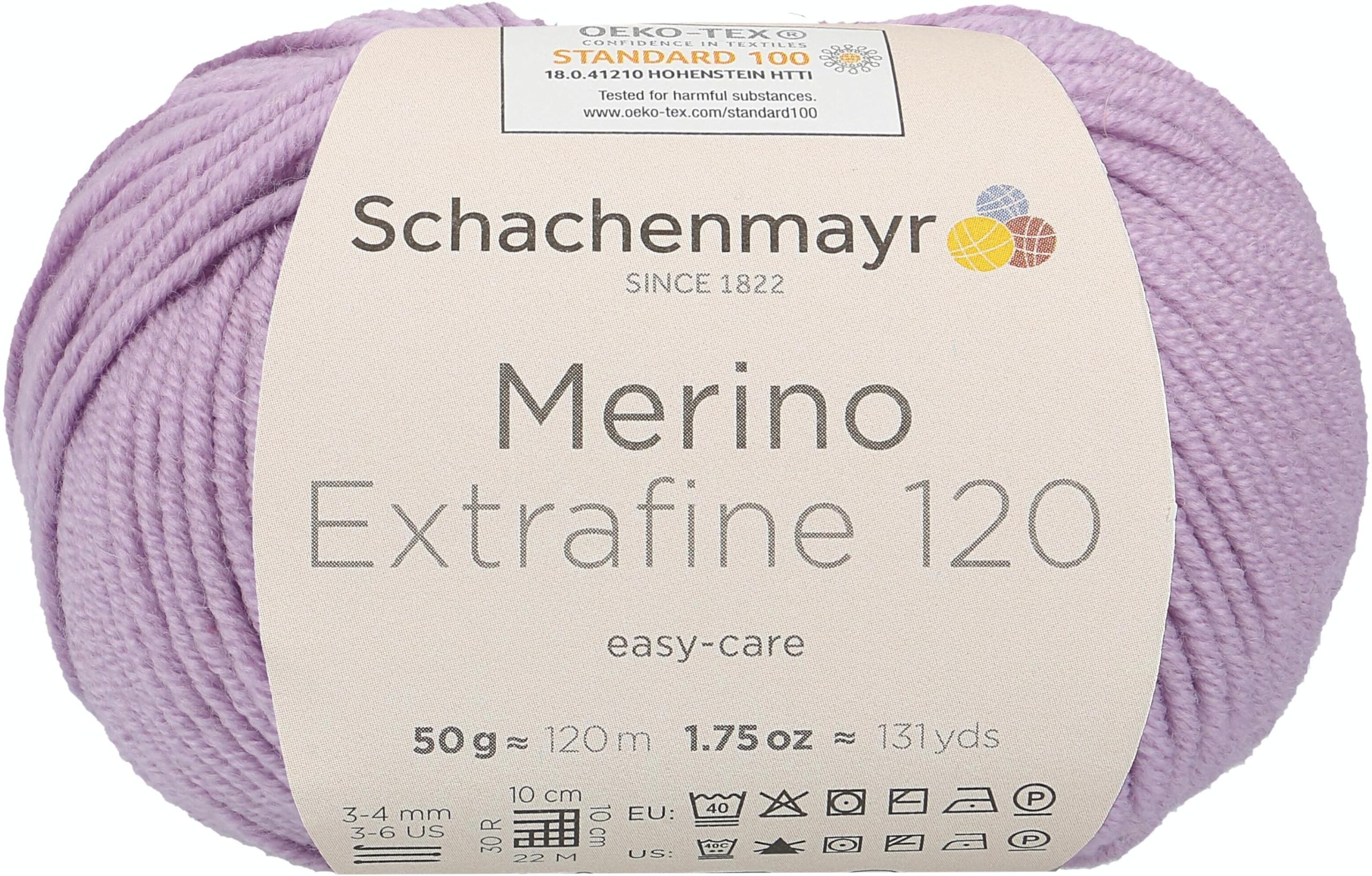 Schachenmayr Merino Extrafine 120 Handstrickgarn – Flieder