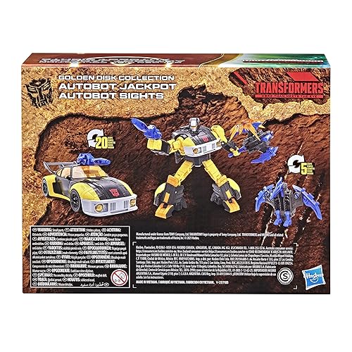 Miniatura 9 de Transformers Generations War for Cybertron Golden Disk Collection Capítulo 2, Autobot Jackpot con vistas, exclusivo de Tienda, a partir de 8 años