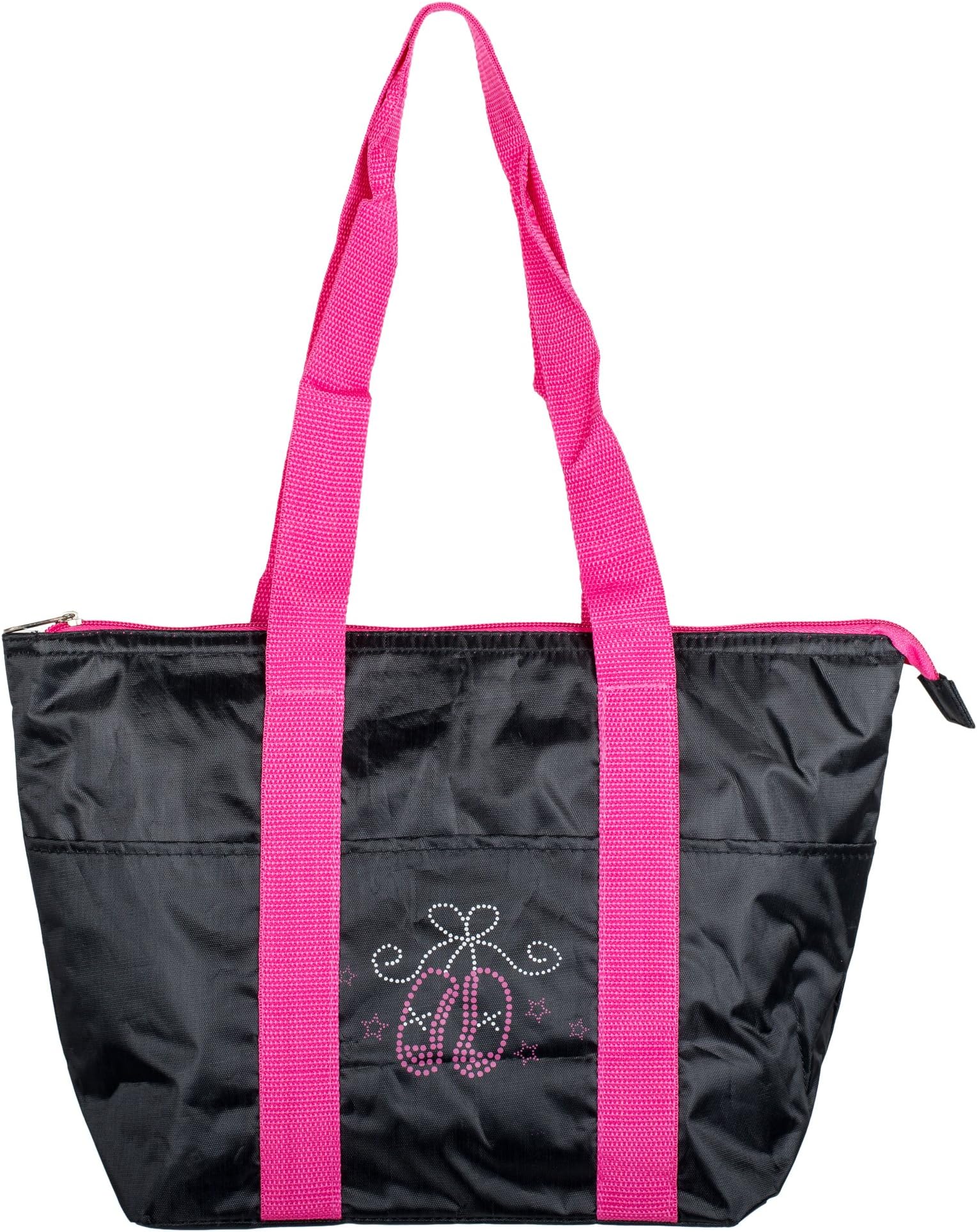 CKI Ballet Slippers Design Polyester 10 inch Shoulder Strap Insulated Lunch Tote