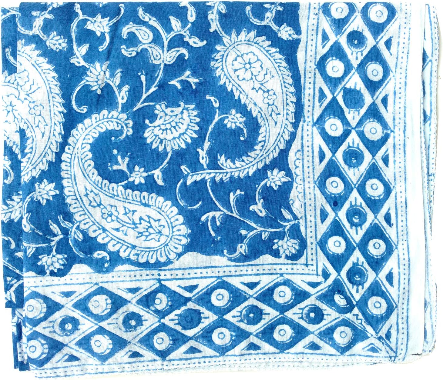 Rastogi Handicrafts Scarfs For Women 100% Pure Cotton Design Hand Block Printed Mini Scarf/Stoll/Stole For Girls 70x20 Inch - Image 6