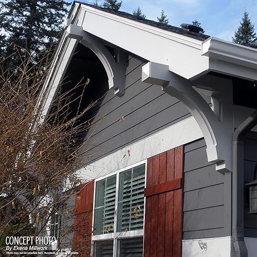 Miniatura 12 de Ekena Millwork BKT06X10X02ED Soporte Edwards de 6 pulgadas de ancho x 2 pulgadas de profundidad x 10 3/8 pulgadas de alto