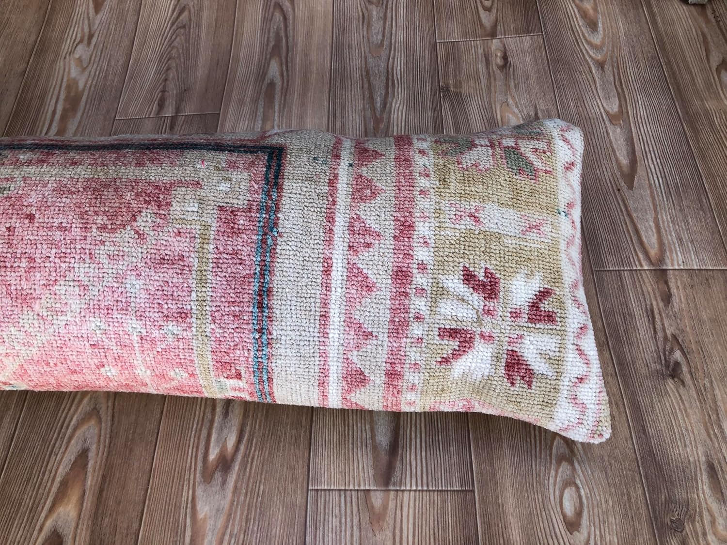 Turkish Lumbar Pillow Covers | Turkish Rug Pillow Cover |14 x 47 inches Turkish Lumbar Pillows,Turkish Rug Pillow Cover