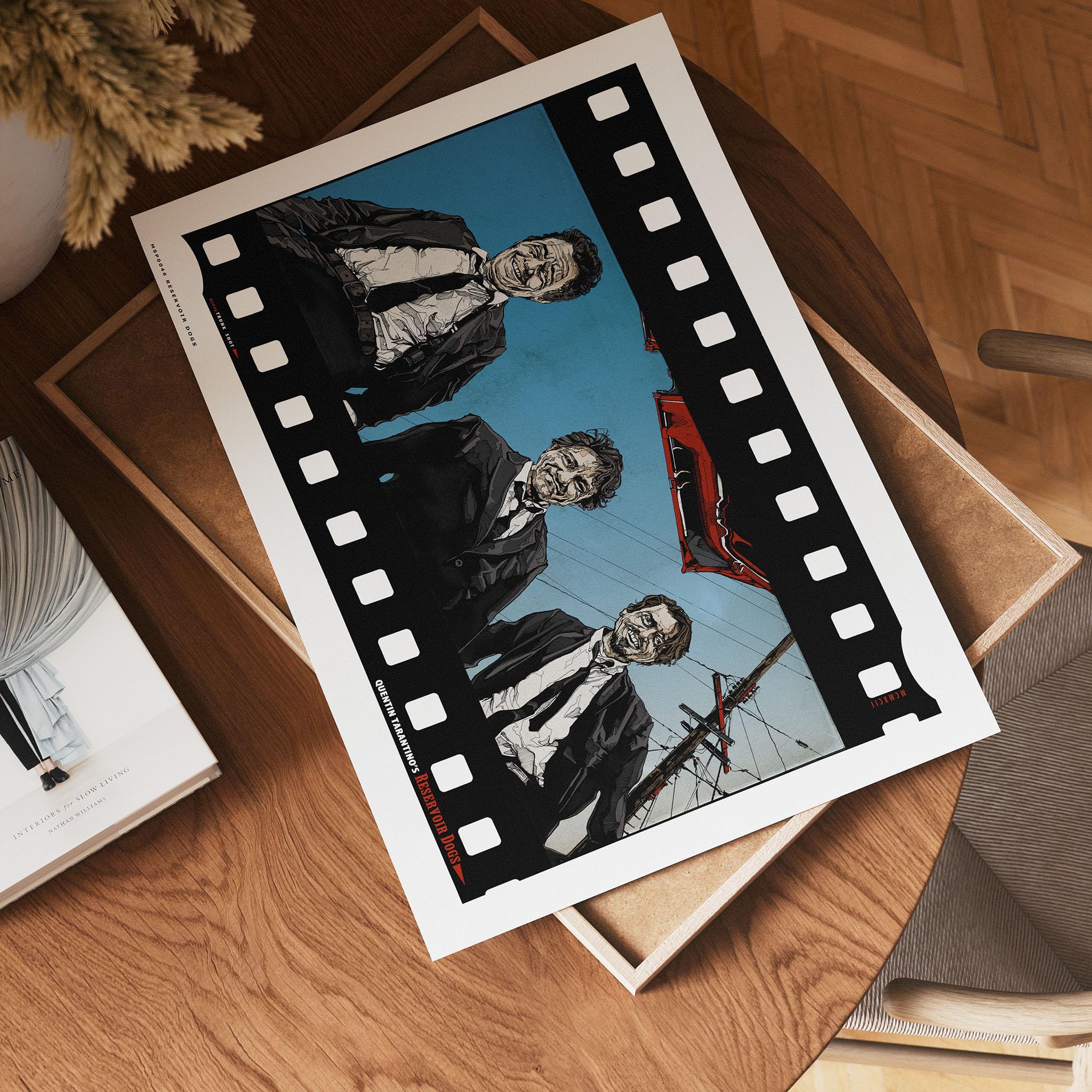 Stampa Artistica Le Iene – Tronco Shot Di Mike Winnard, 40x30 Cm, Omaggio A Quentin Tarantino
