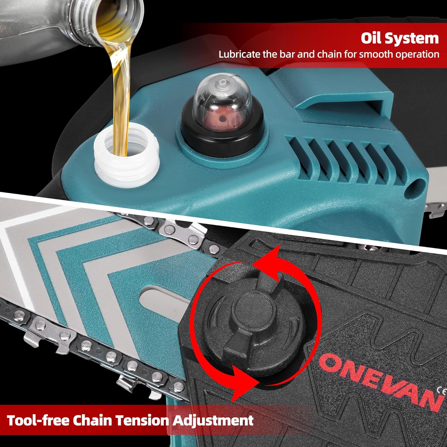 2-in-1 Electric Pole Saws for Tree Trimming, 8 Inch Brushless Mini Chainsaw, 2 Pack 20V 4.0Ah Battery Powered Pole Saws, Auto Oiling, 14ft Reach Cordless Pole Saw with Shoulder Strap
