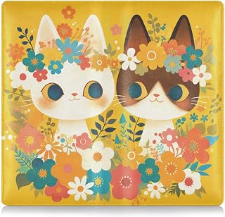 cute Cute Flowers Vintage Pu Leather Car Registration and Insurance Card Holder Truck Accessories for any Car, Truck, Motorcycle, Trailer or Boat