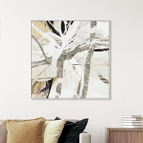 Miniatura 3 de The Oliver Gal Artist Co Lienzo abstracto contemporáneo para pared raíces de árbol sala de estar dormitorio y baño decoración del hogar 40 x 40