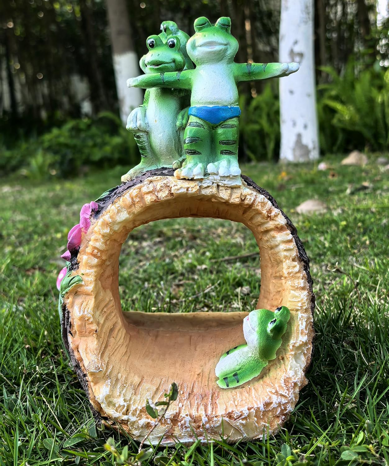 Decorative Gutter Downspout Extensions Statue,3 x 4 Downspout Extension Sculpture,Frog Decorative Rain Gutter Downspout Extension Figurine Decor Sculpture for Lawn Yard