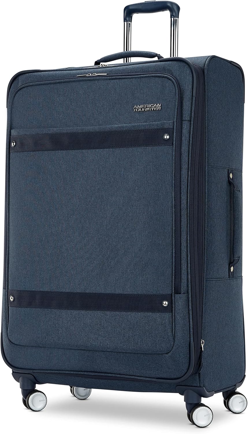 AMERICAN TOURISTER Whim Softside Expandable Luggage, Navy