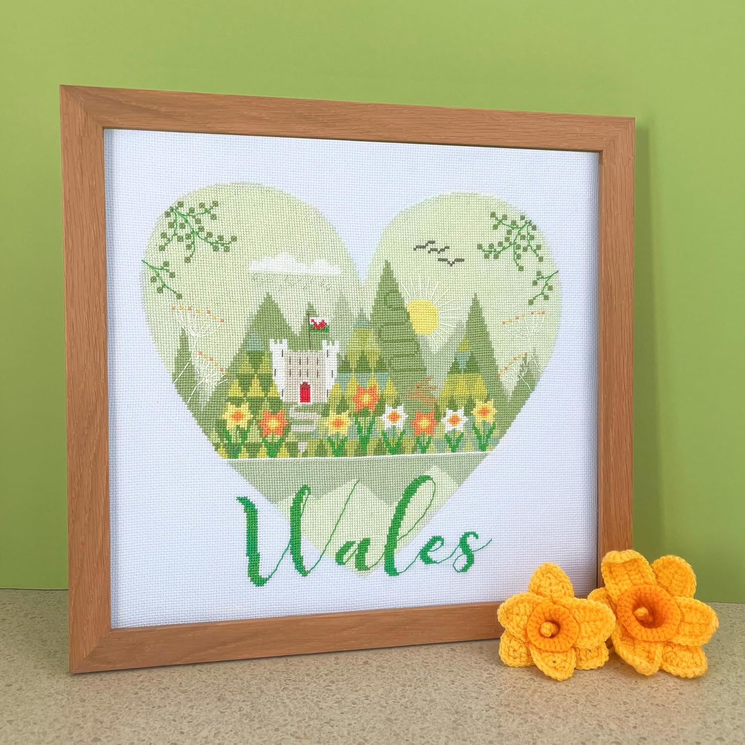 Bothy Threads Counted Cross Stitch Kit - Heart of Wales