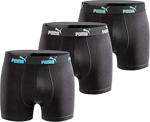 PUMA Herren Boxershort Limited Statement Edition 3er Pack - Black Combo - Gr. XL : Amazon.de 