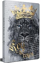 Biblia RVR60 letra grande tamaño manual, tapa dura León Rey de Reyes / Spanish B ible RVR60 Handy Size Large Print Hardcover Lion King of Kings