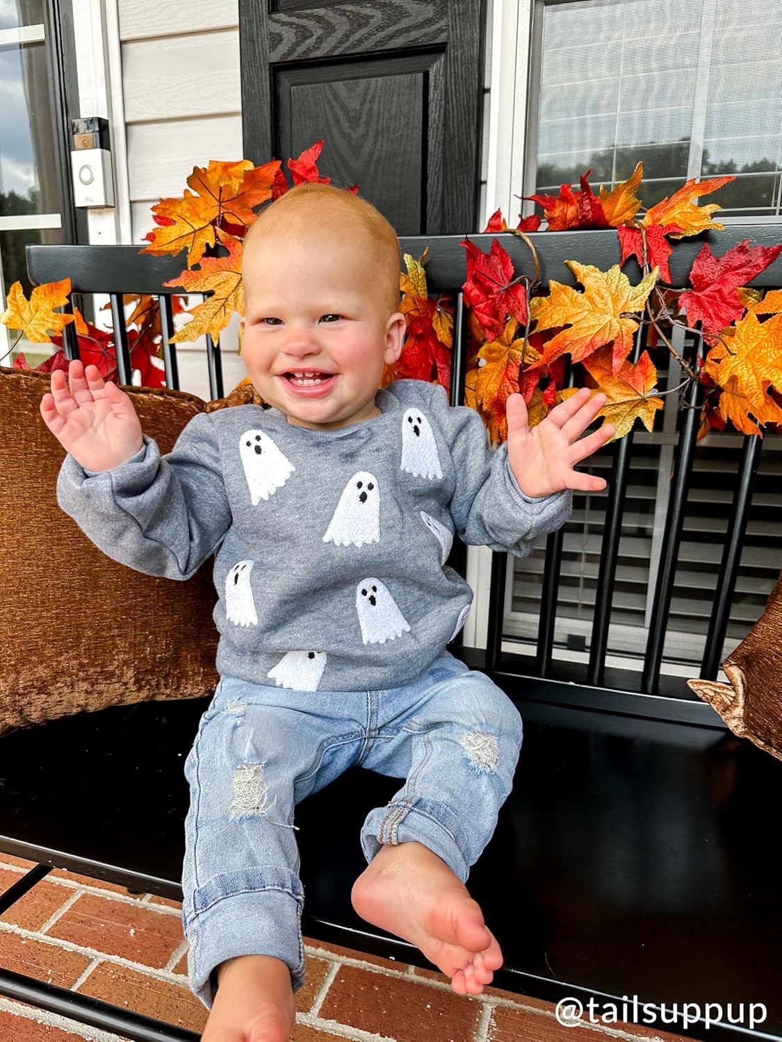 Mud Pie Boys' Casual, Grey - Image 4