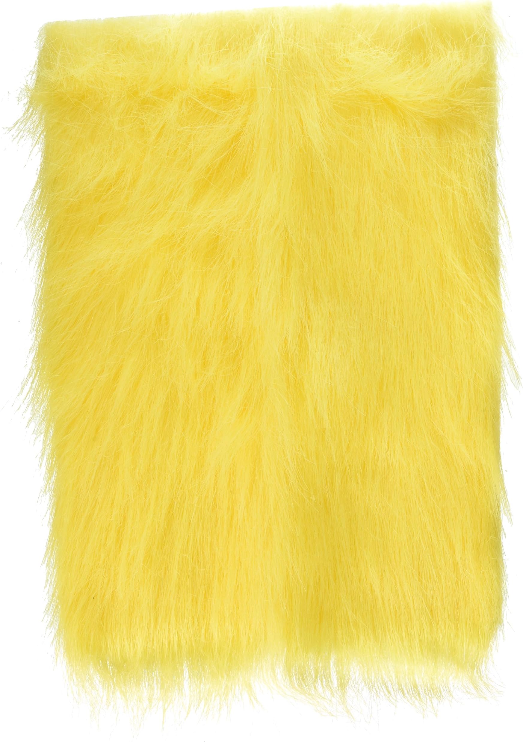 CRAFT DESINGER P002/H-F2 Fur Long Pile 9X12In Washable, Yellow