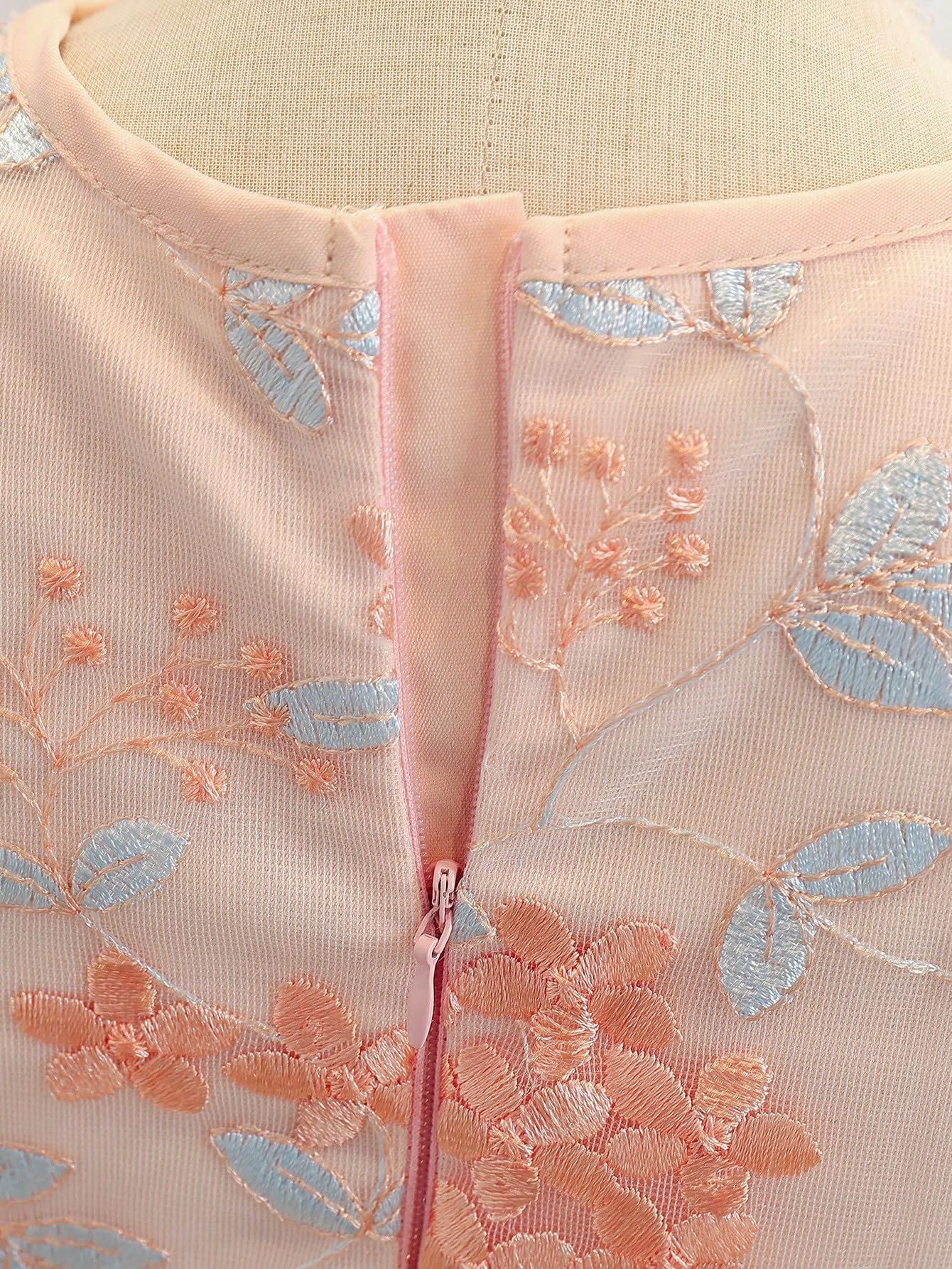 Tagas Vestido de princesa para niñas, vestido de niña, vestido de cumpleaños para niñas, vestido acampanado hasta la rodilla
