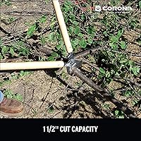 Vista 5 de Corona WL-3351 WL 3351 Bypass Lopper, 26 pulgadas, rojo