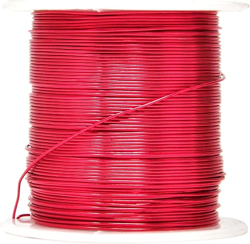 Vista 77 de Mandala Crafts Alambre de aluminio anodizado de calibre 8 para hacer joyas, alambre neutro flexible de color de 128 pies, flexible y flexible