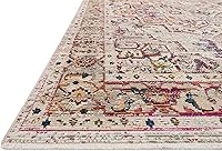 Vista 2 de Loloi Rugs SILVSIL-06REML3B57, Polipropileno, Naturalmulti