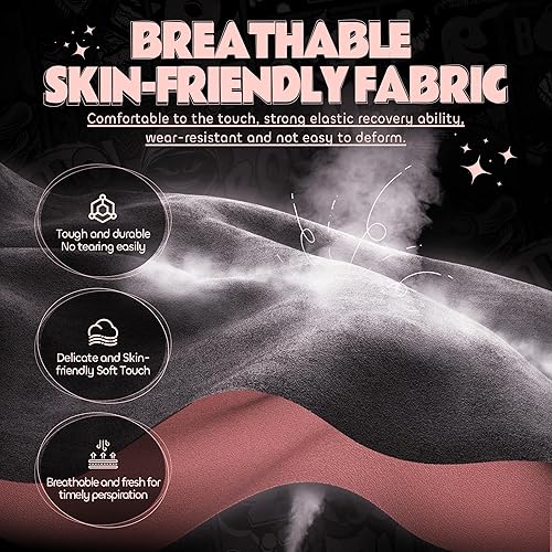 Miniatura 8 de Silla de juegos rosa linda con orejas de gato, pata lumbar y cojín, silla ergonómica para computadora con reposapiés, silla reclinable