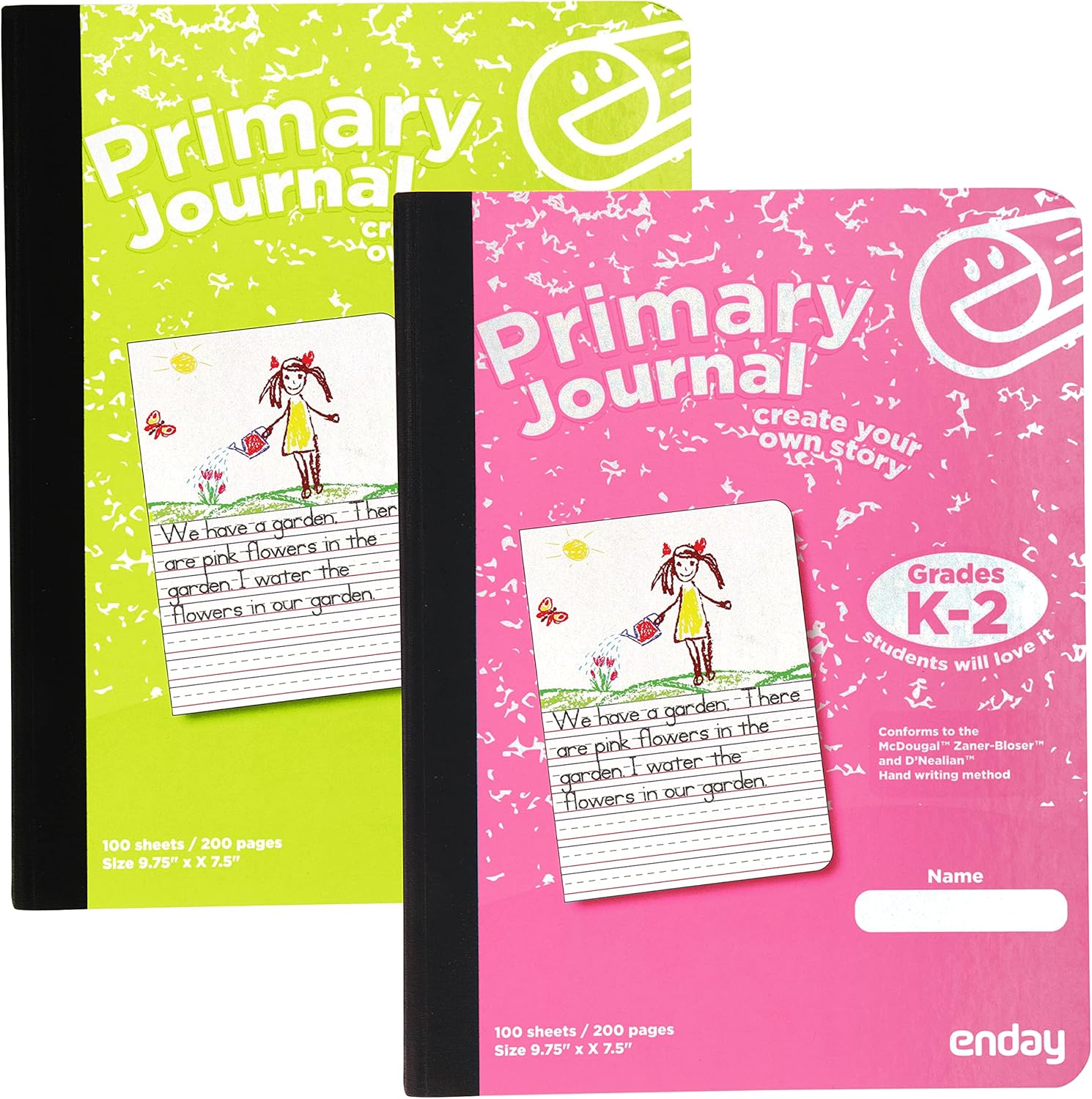 Primary Journal Grades K2, Primary Writing Journal, Half