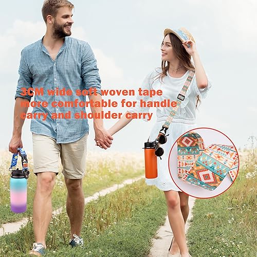 Miniatura 5 de WK IEASON Correa de hombro con asa de botella de agua 2 en 1