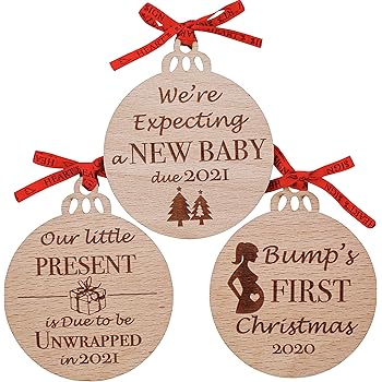 baby coming soon christmas ornaments