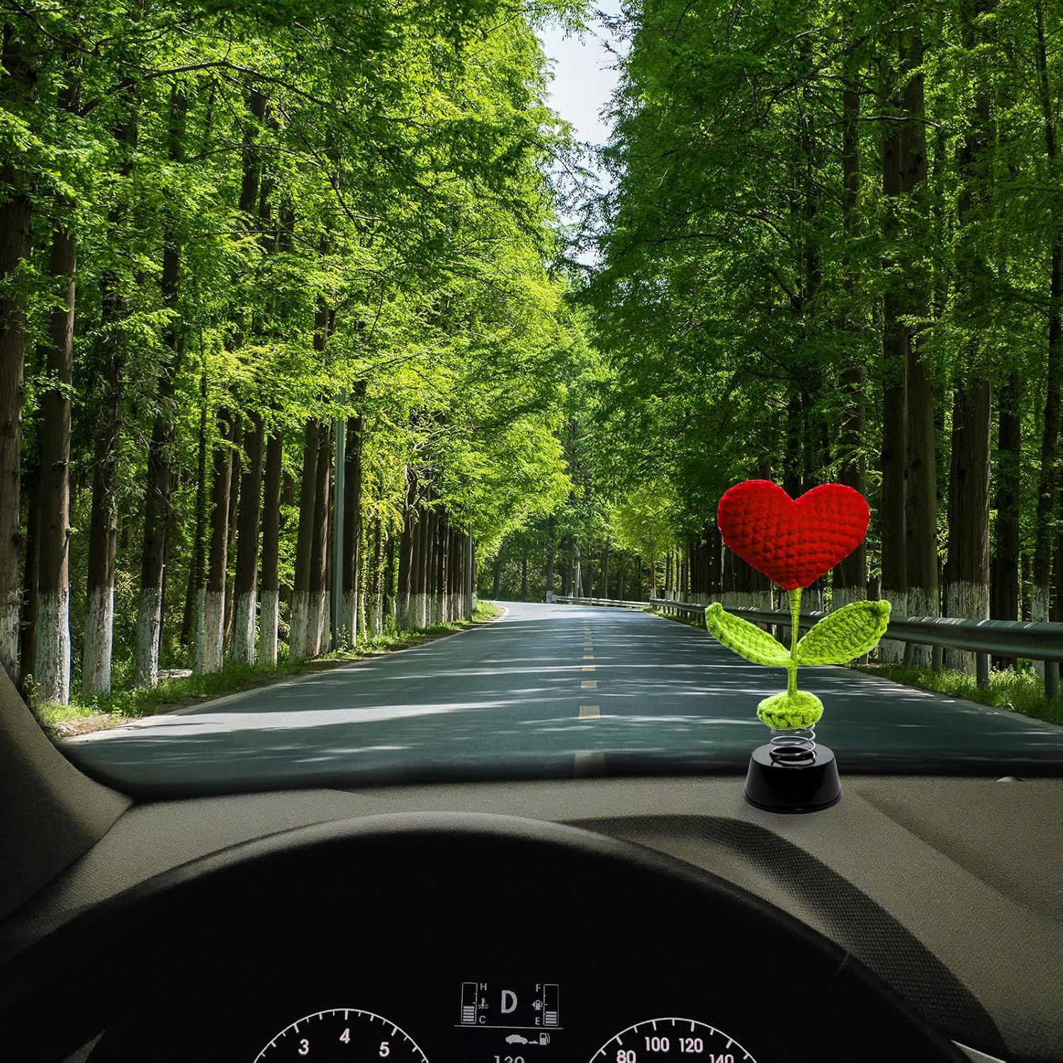 Decorazione Cruscotto a Forma di Cuore immagine 2