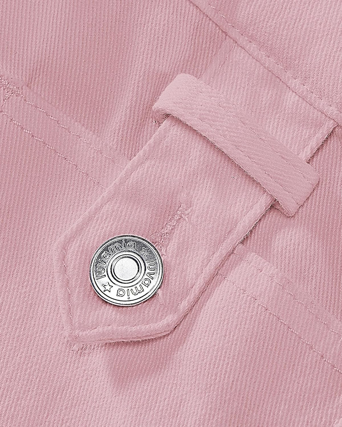 luvamia Jean Shorts for Women High Waisted Wide Leg Elastic Waist Stretchy Denim Jorts Summer Causal Shorts with Pockets - Image 5