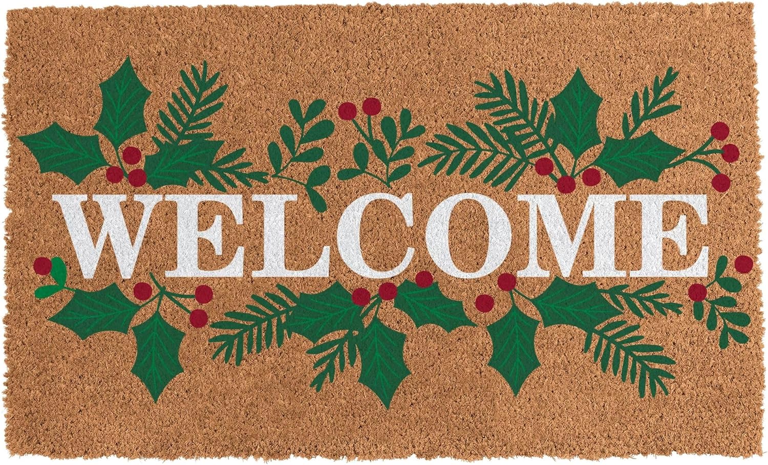 Rectangular Door Mat - 17.75" x 29.5" (1 Pc) | Durable & Festive Design - Perfect Holiday Welcome & Lasting Celebration Decor, Happy Hanukkah