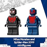 LEGO | Marvel Miles Morales Mech vs. Spider-Man 2099 - Superhero Toy w/an Action Figure & 2 Minifigures, plus Razor Web and Power Blast Elements - Gift for 6+ Year Old Boys - 76337 - 5
