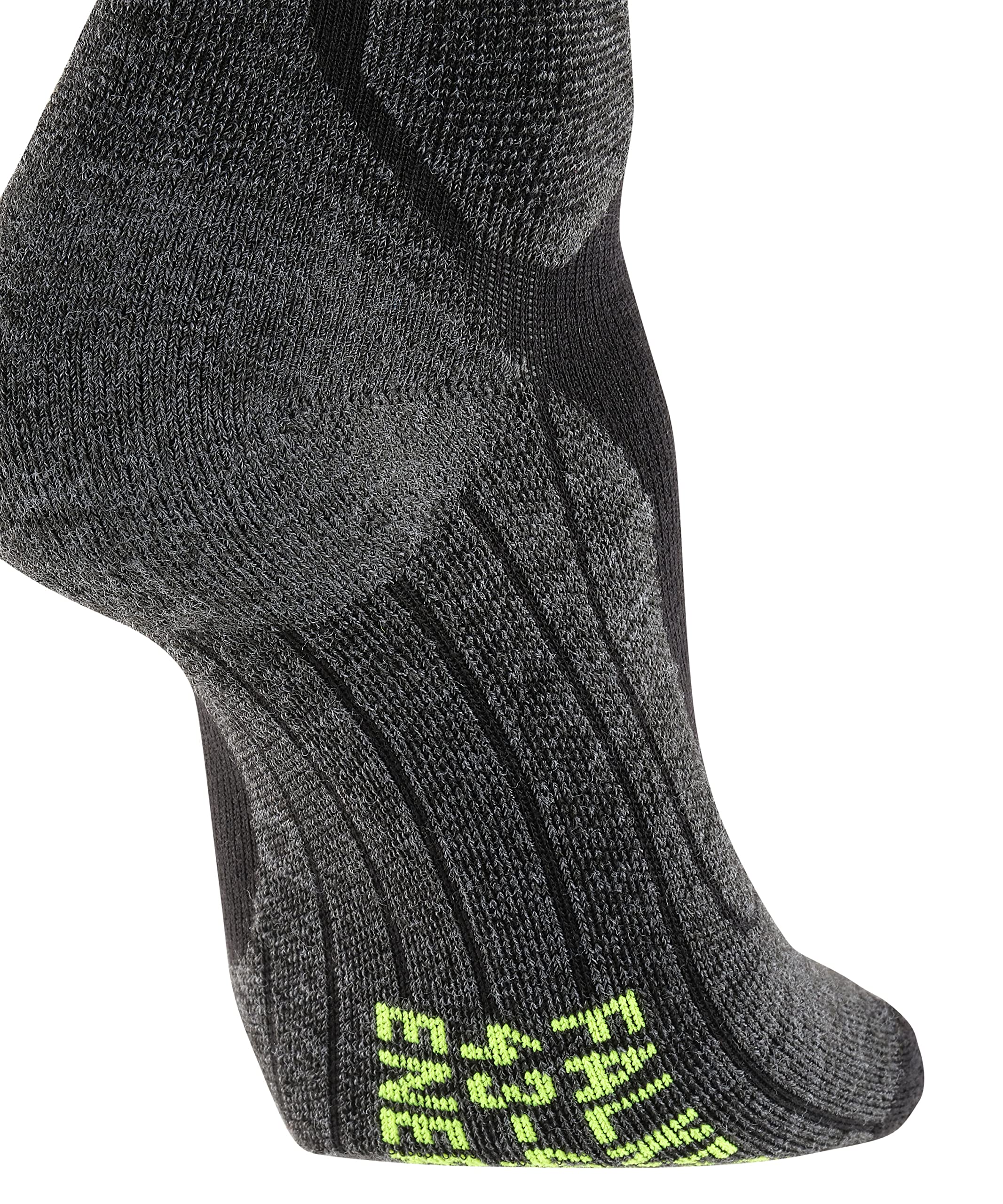 FALKE Skarpety narciarskie SK Energizing Wool M Oddychający Szybkoschnący Kompresyjne 1 Para Czarny Black-Lightning 39-42