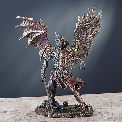 Miniatura 6 de Veronese Design Estatua de resina fundida en frío de 10 1/4 pulgadas con acabado de bronce antiguo