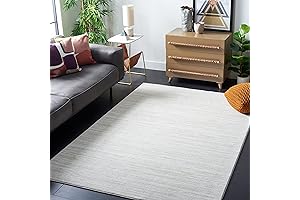 Vision Collection Area Rug - 8' x 10', Modern Ombre Tonal Chic Design