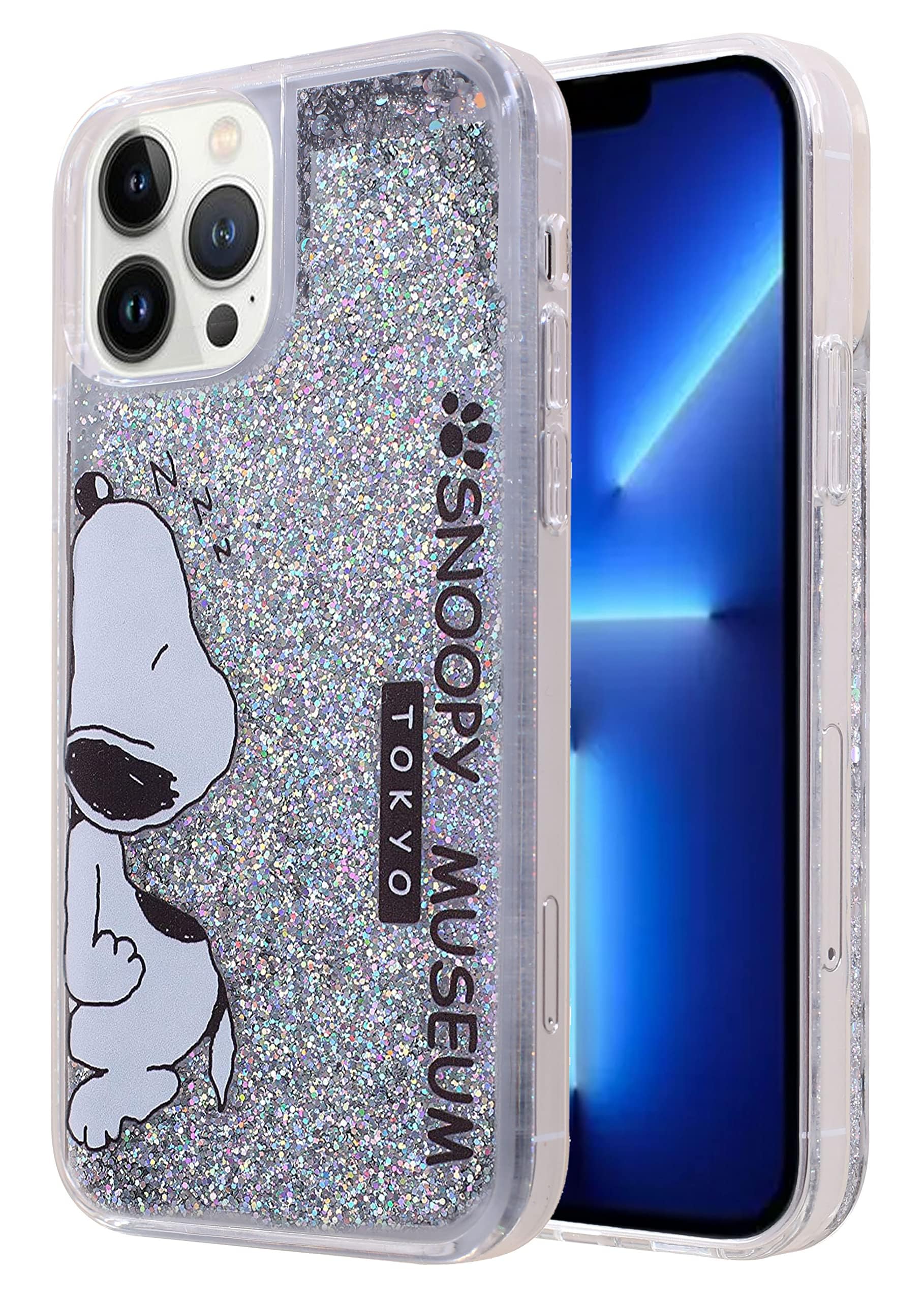 Cheap Sunday Glitter Phone Case Compatible with iPhone 13 Pro Max Clearcase Sparkle Bling Anti-Scratch Shockproof Protective Cute Aesthetic Slim Fit