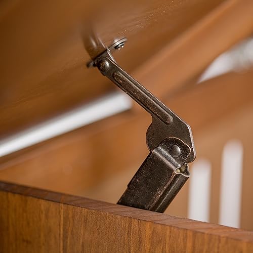 Miniatura 5 de SIMPLIHOME Brooklyn Entryway Storage Bench - 48 inch Wide Solid Wood Hallway Bench in Medium Saddle Brown, Contemporary Mudroom Bench for Entry or