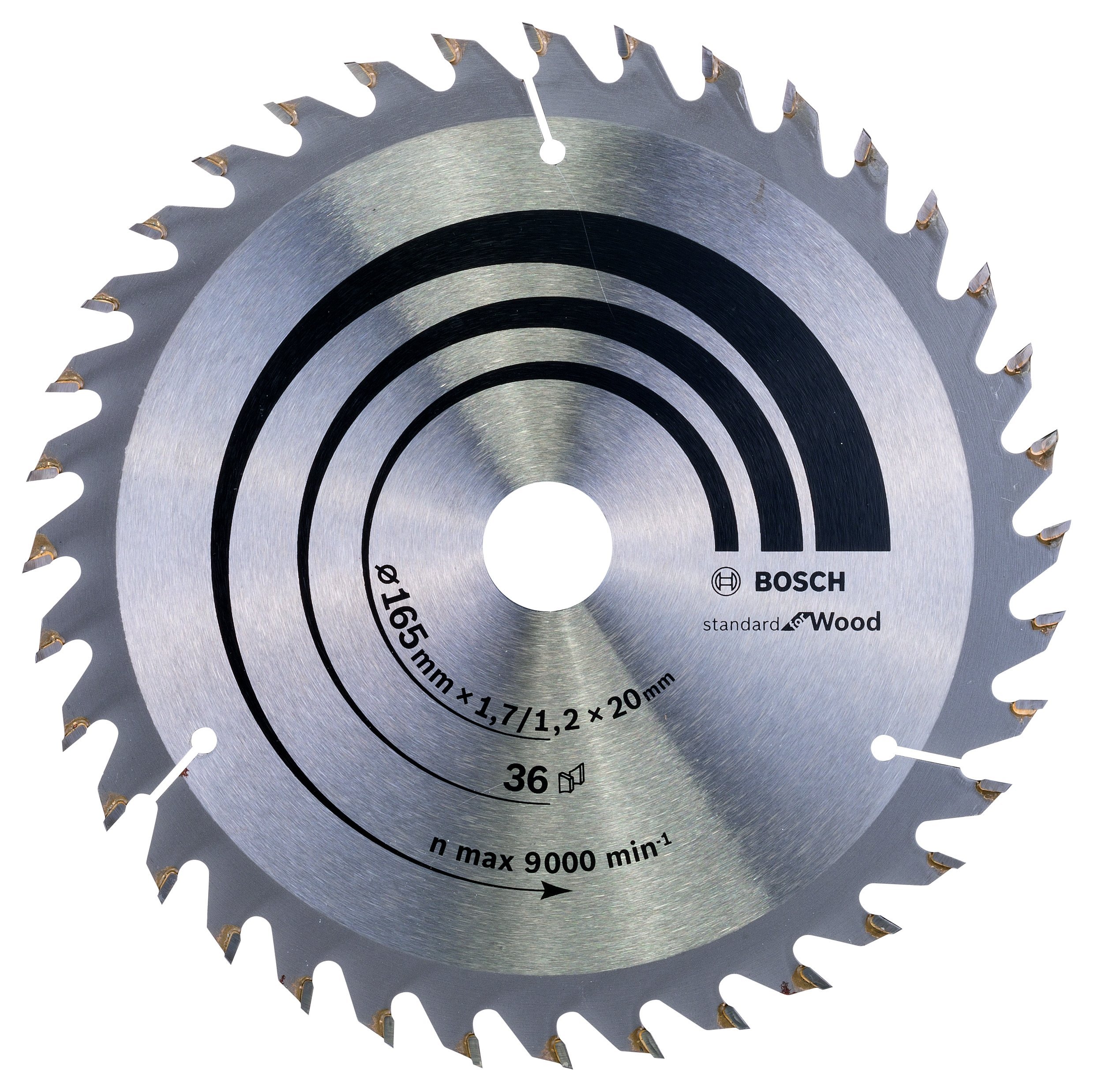 Bosch 2608642602 Circular Saw Blade ''Top Precision'' Opwoh 6.5inx20mm 36T
