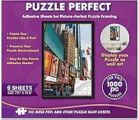 Vista 3 de Poster Palooza Kit de marco de rompecabezas de 20 x 30 pulgadas, incluye hojas de pegamento para rompecabezas, marco de rompecabezas de madera negra