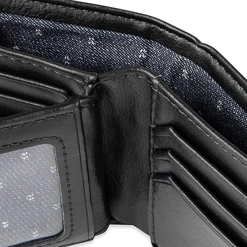 Miniatura 6 de Levis Cartera plegable para hombre con capacidad extra Cuero negro, Brown, Negro carbón 2, Deep Black, Marrón Delgado, Tan Travel, Turlock Tan