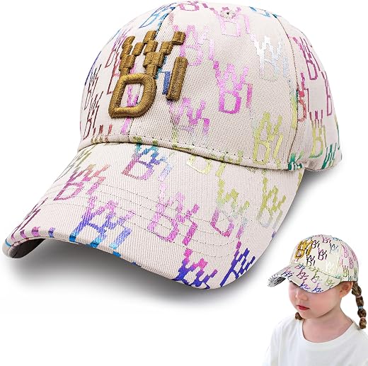 VRITRAZ Kids Fashion Baseball Cap for Boys and Girls | Adjustable Back Strap | All-Season Cap (Age 4–12 Years)