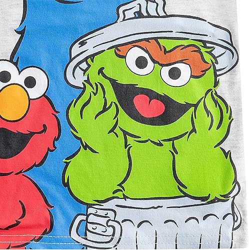 Miniatura 5 de Sesame Street Conjunto de camiseta y jogger para niños pequeños y niños pequeños - AzulGris