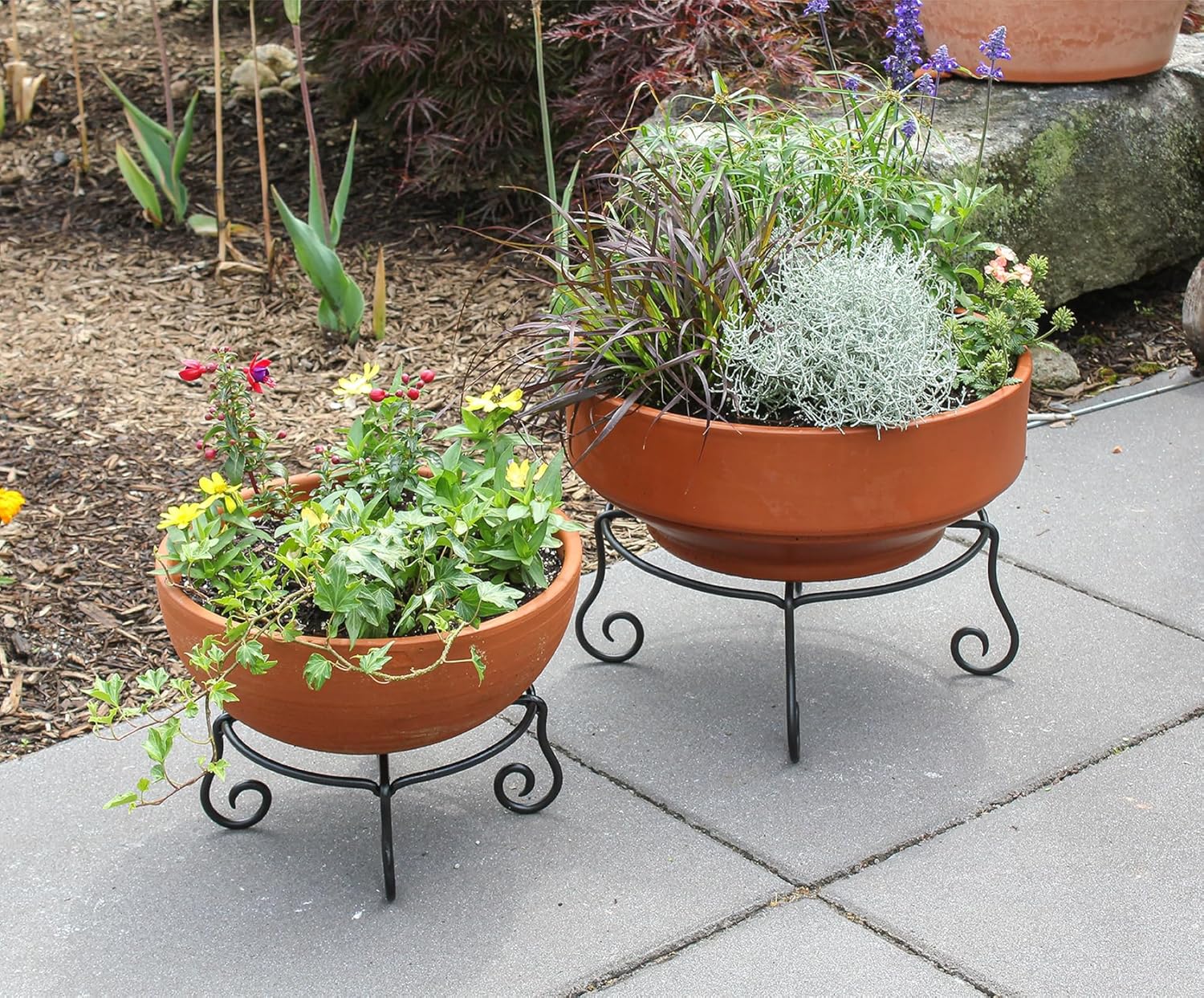 Piazza Plant Stands, Set of Two