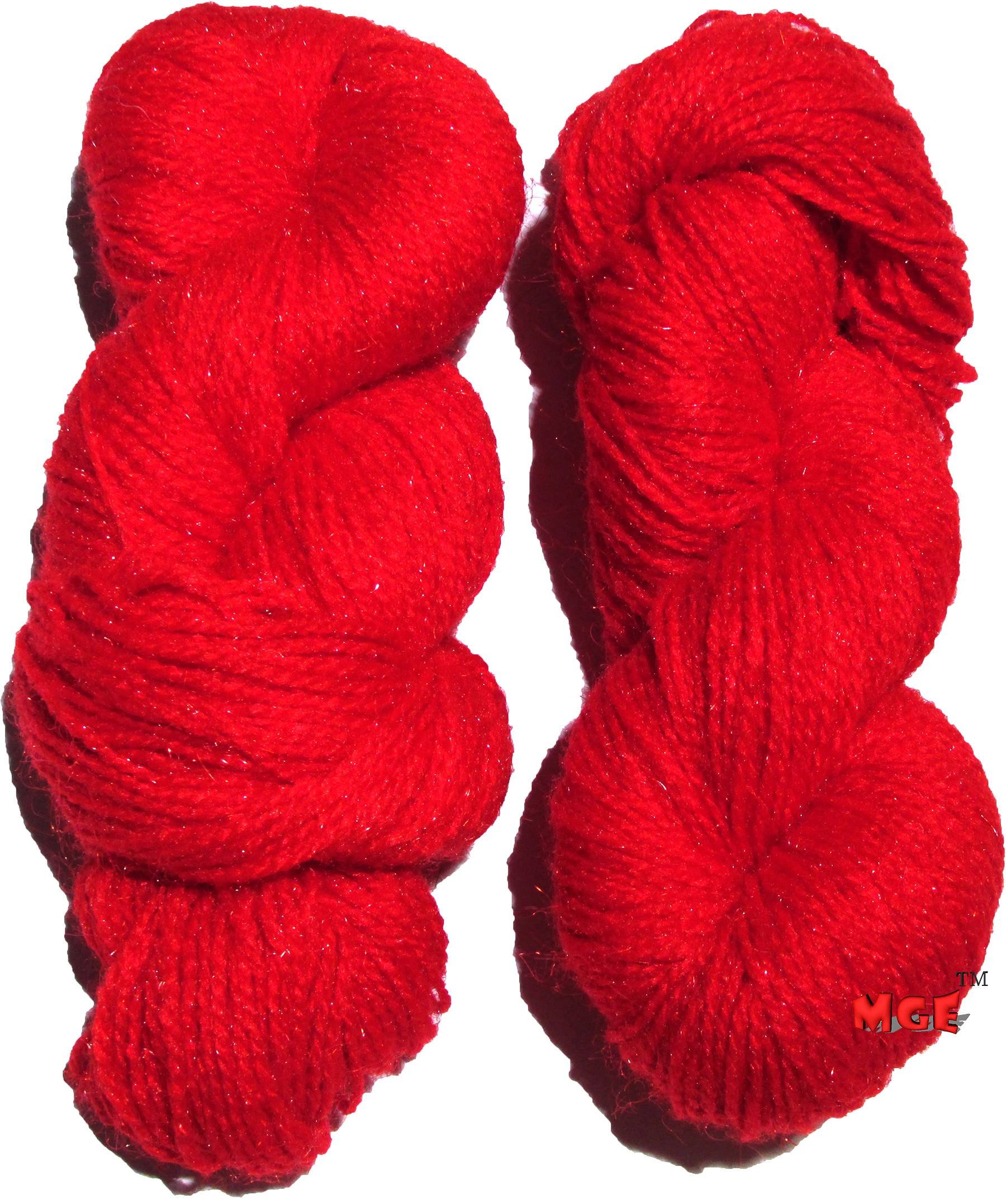 Vardhman RABIT Excel Red 400 gm Wool Hank Hand Knitting Wool/Art Craft Soft Fingering Crochet Hook Yarn, Needle Acrylic Knitting Yarn Thread Dyed by Vardhman-picture-10
