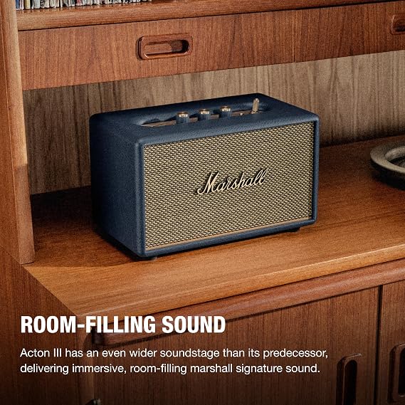 Marshall Wireless Speaker Acton III Midnight Blue Domestic Genuine Article