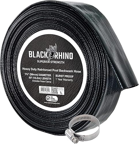 Miniatura 22 de U.S. Pool Supply Manguera de retrolavado de piscina de 2 pulgadas de diámetro x 25 pies - Manguera de descarga para bomba, filtro de arena