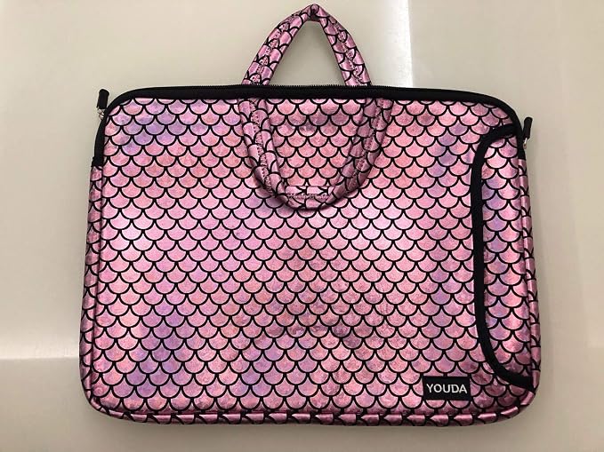 Bolso para portátil de 17.3 pulgadas en neopreno rosa miniatura 2